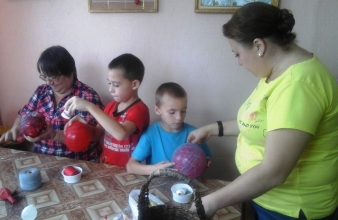 Изготовление шаров-паутинок_4